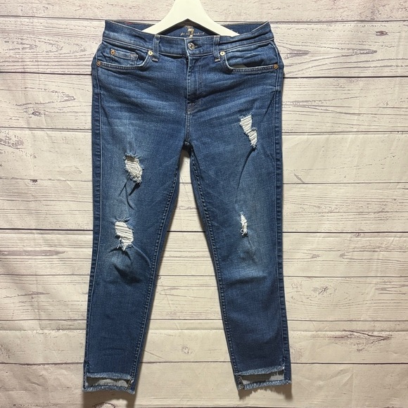 7 For All Mankind Denim - 7 for all mankind roxanne ankle jeans